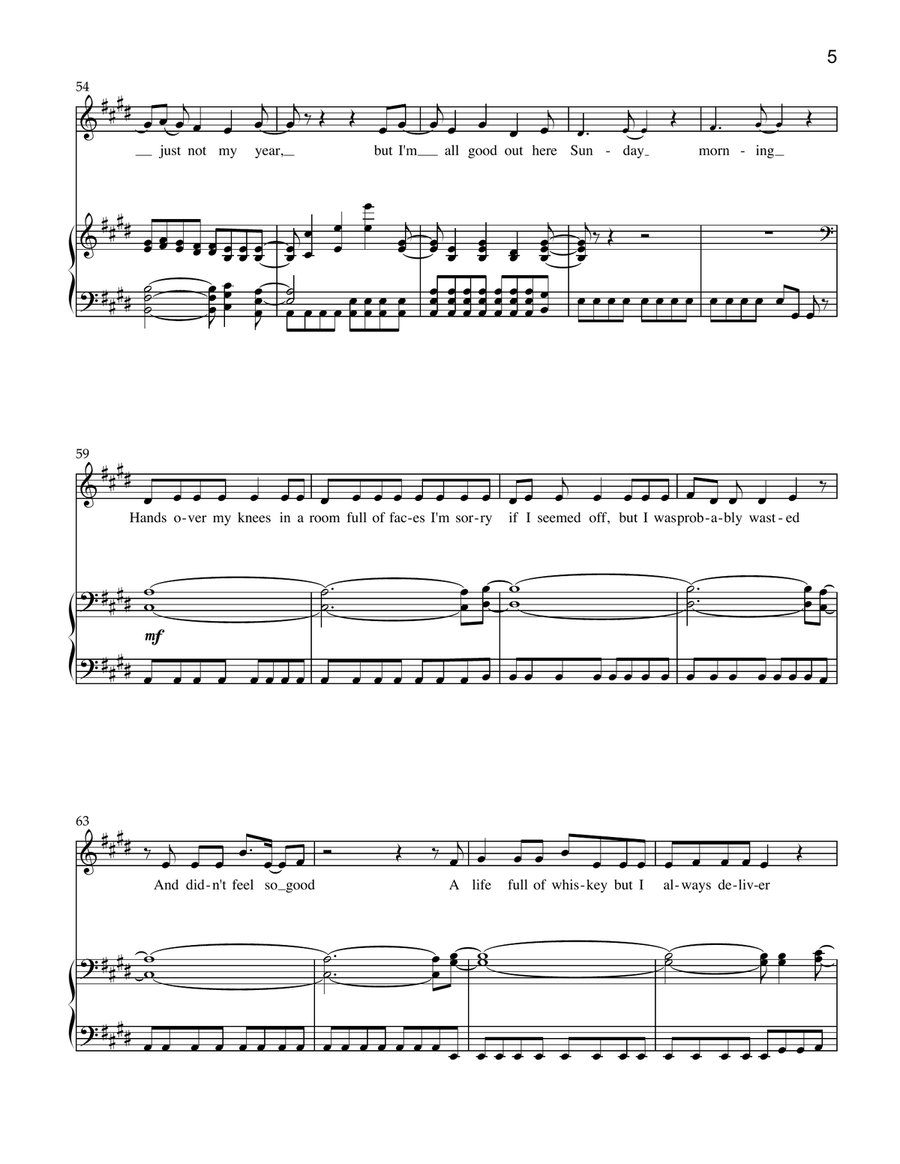 American Teenager American Teenager Piano, Vocal scores gallery preview page 5