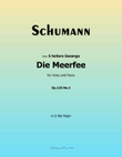 Die Meerfee, by Schumann, Op.125 No.3, in D flat Major