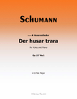 Der husar trara, by Schumann, Op.117 No.1, in D flat Major