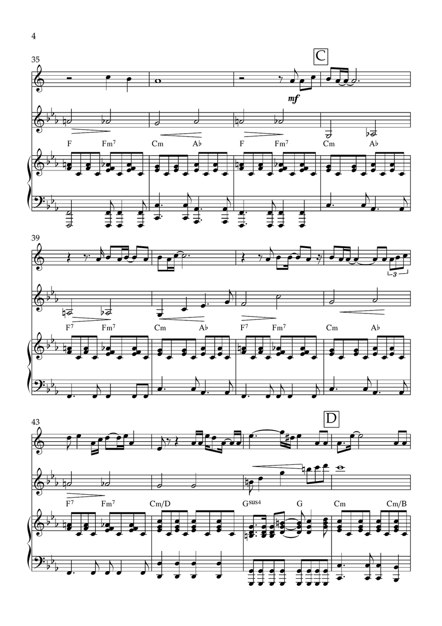 Skyfall Skyfall Alto Saxophone scores gallery preview page 4
