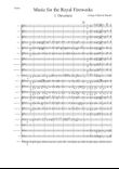 Music for the Royal Fireworks - Ouverture