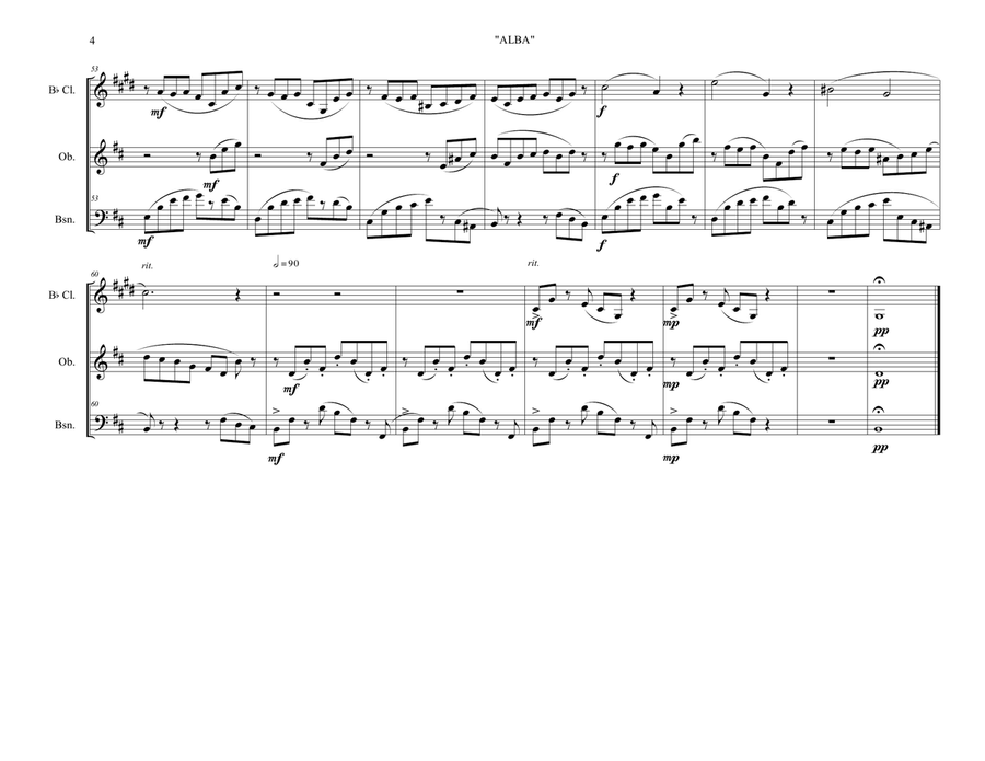 Alba Woodwind Trio scores gallery preview page 5