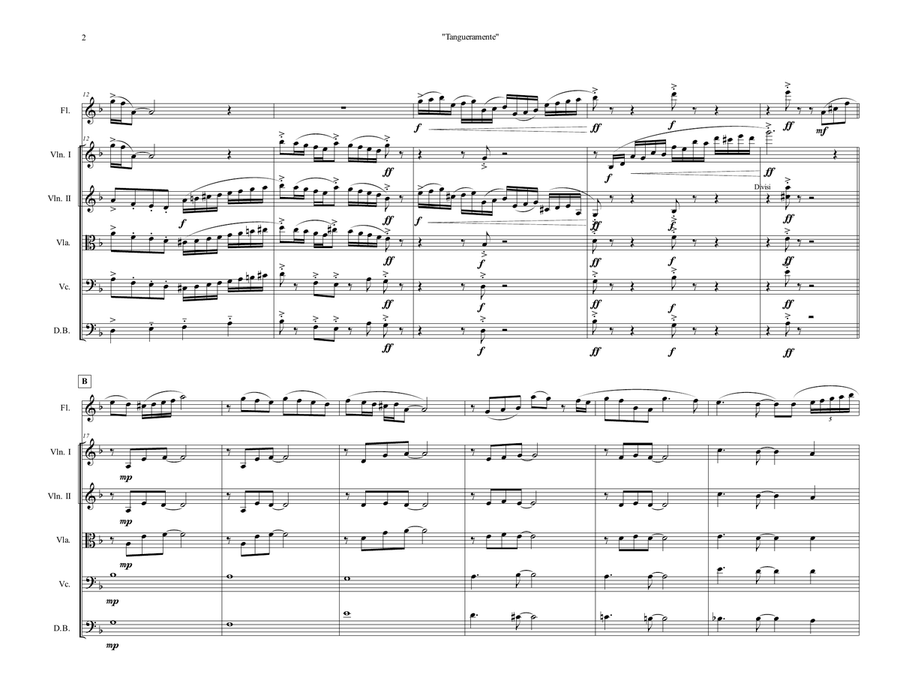 Tangueramente Tangueramente String Orchestra scores gallery preview page 2