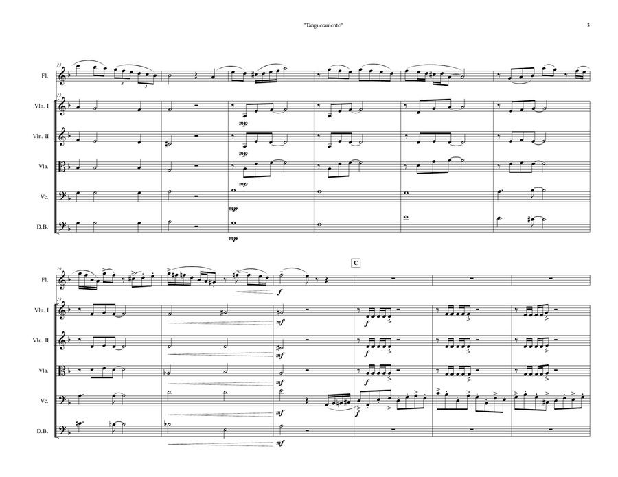 Tangueramente Tangueramente String Orchestra scores gallery preview page 3