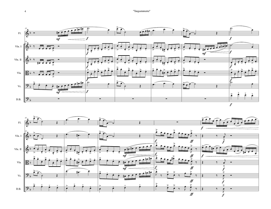 Tangueramente Tangueramente String Orchestra scores gallery preview page 4