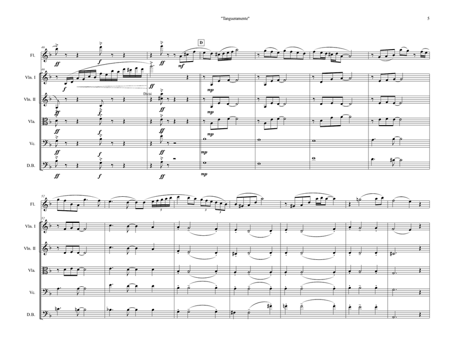 Tangueramente Tangueramente String Orchestra scores gallery preview page 5