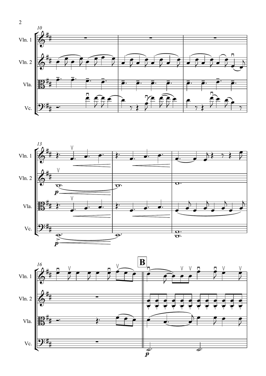 Ordinary Ordinary String Quartet scores gallery preview page 2
