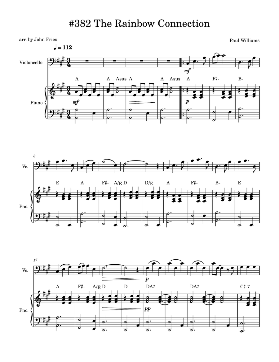 Rainbow Connection Piano scores gallery preview page 1
