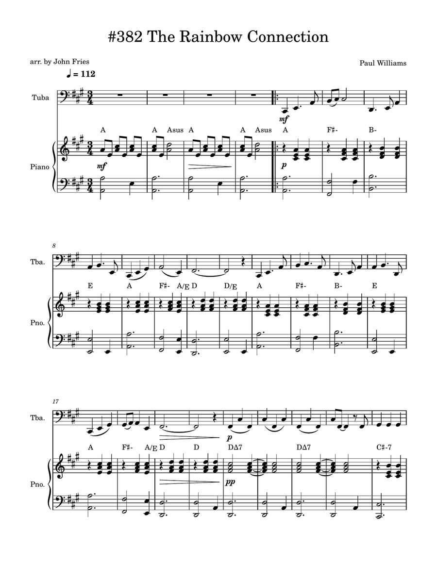 Rainbow Connection Piano scores gallery preview page 1