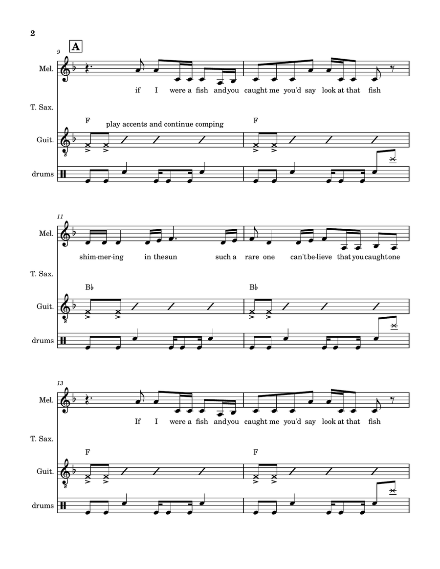 If I Were A Fish Unison Choir - Digital Sheet Music page 2