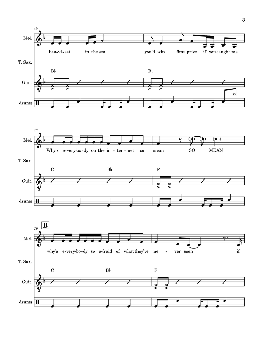 If I Were A Fish Unison Choir - Digital Sheet Music page 3