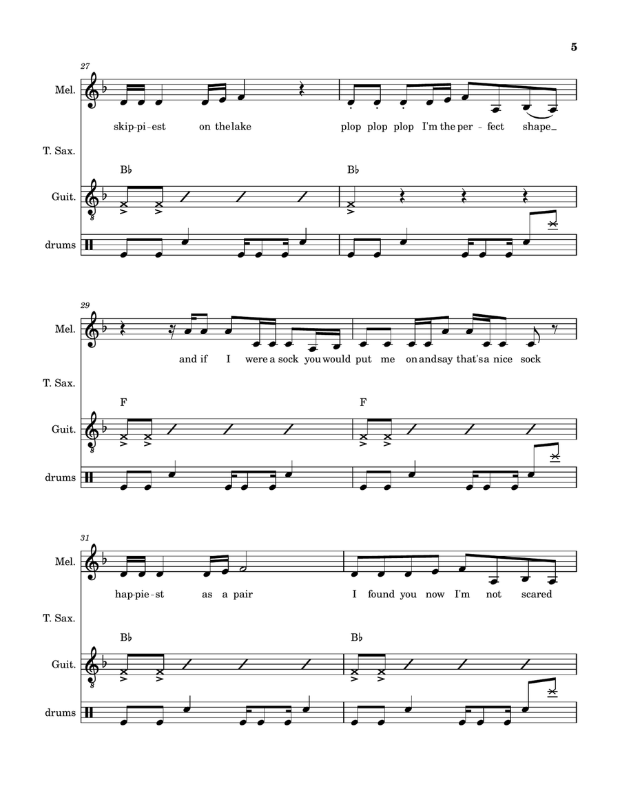 If I Were A Fish Unison Choir - Digital Sheet Music page 5