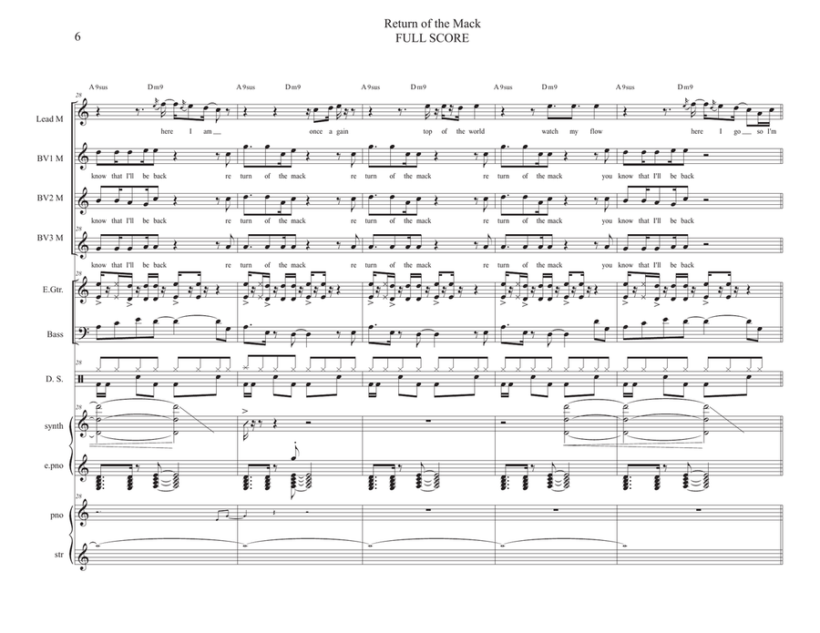 Return Of The Mack Return Of The Mack Concert Band scores gallery preview page 6