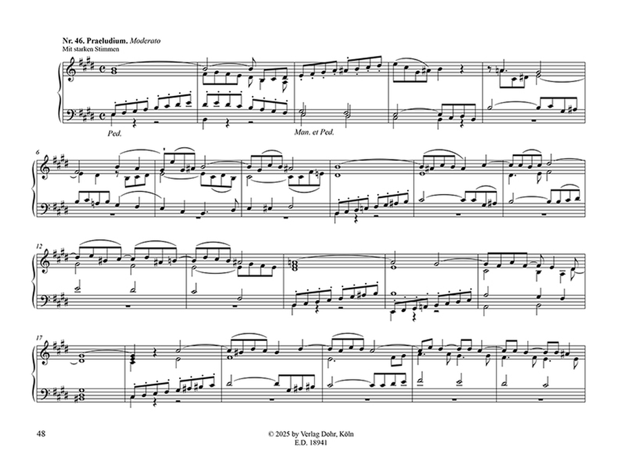 48 leichte Präludien für Orgel op. 116 Organ scores gallery preview page 2