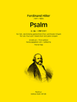 Psalm für Soli, vierstimmig gemischten Chor und Klavier (Orgel) o.op. (HW 2.8.1) (Erstdruck)