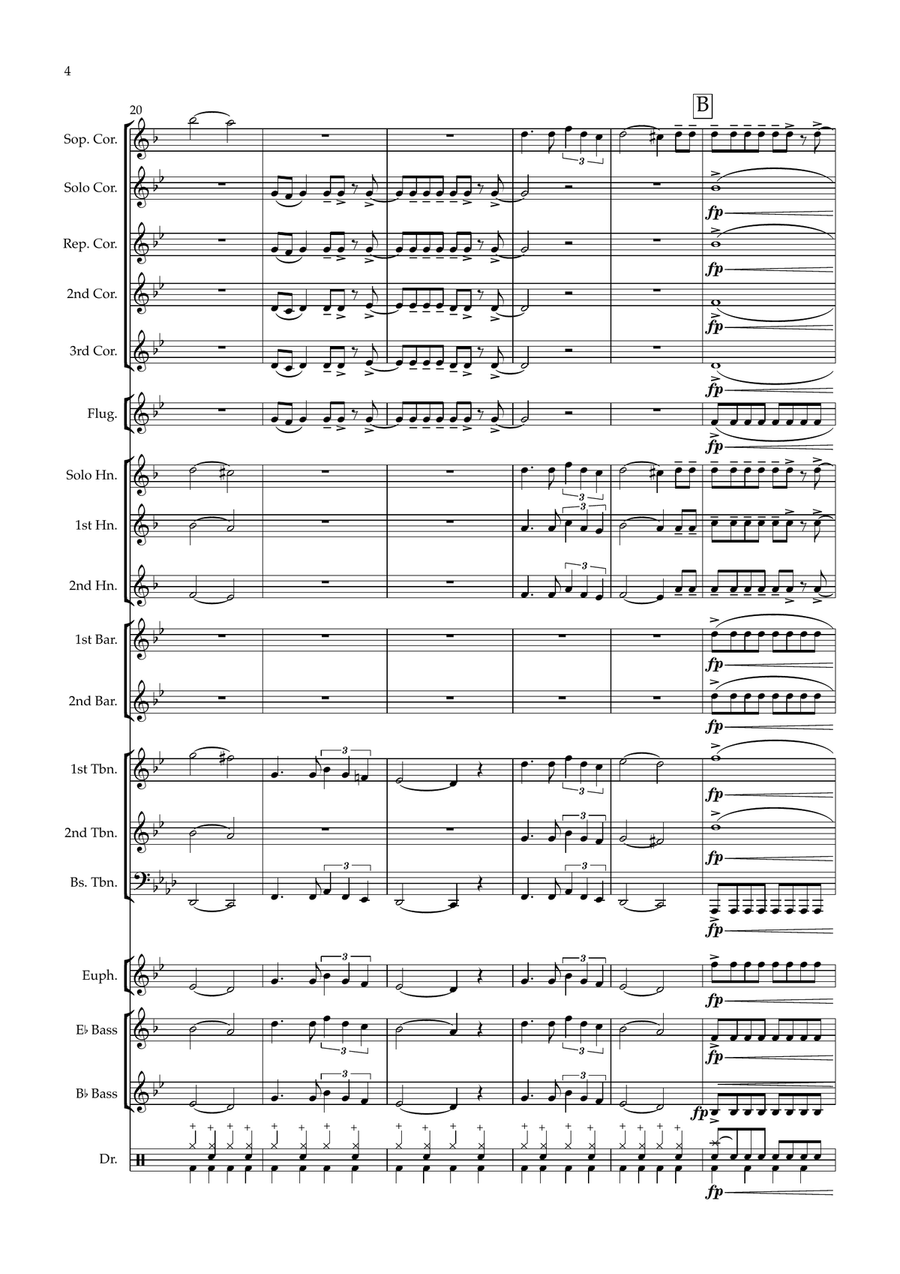 Seven Nation Army Brass Band scores gallery preview page 4