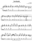 Sarabande from the Violin Sonata in B minor
