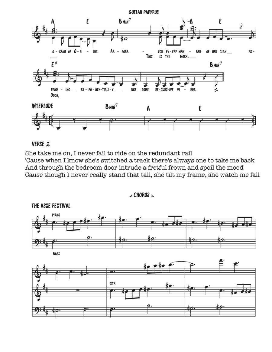 Guelah Papyrus Piano scores gallery preview page 2