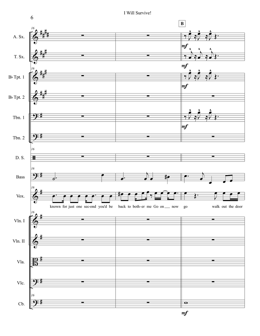 I Will Survive I Will Survive Chamber Orchestra scores gallery preview page 6