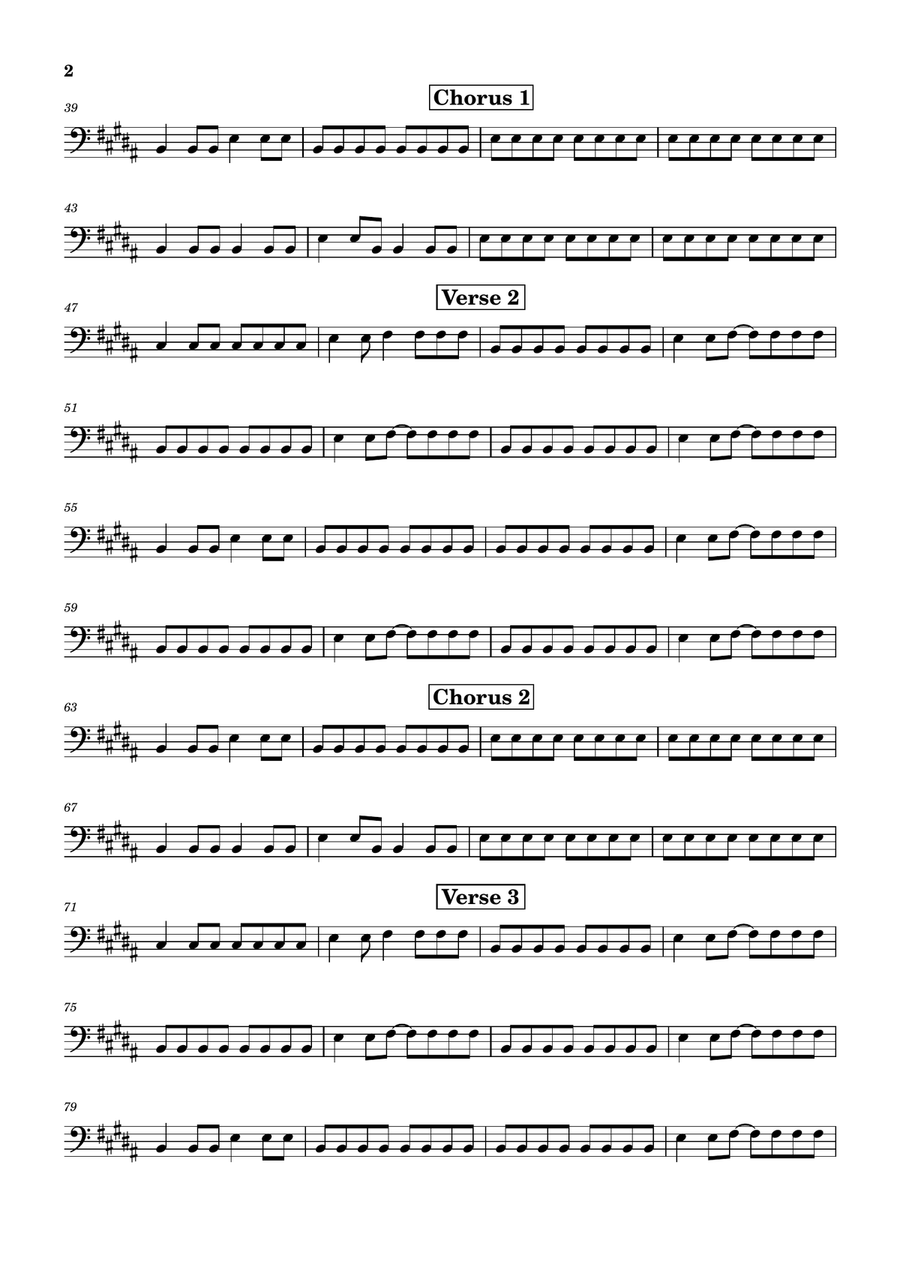 Blitzkrieg Bop Blitzkrieg Bop Double Bass scores gallery preview page 2