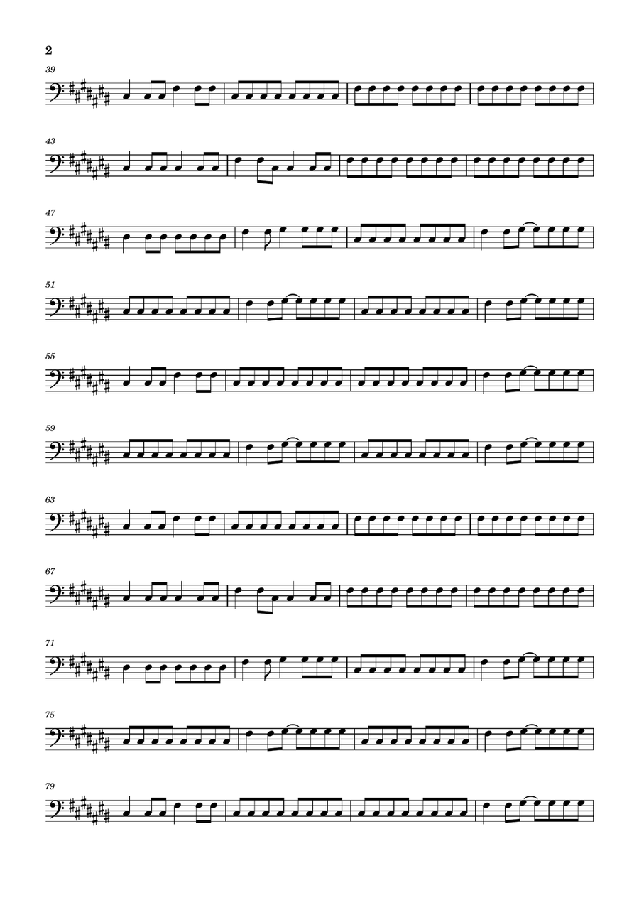 Blitzkrieg Bop Blitzkrieg Bop Double Bass scores gallery preview page 2