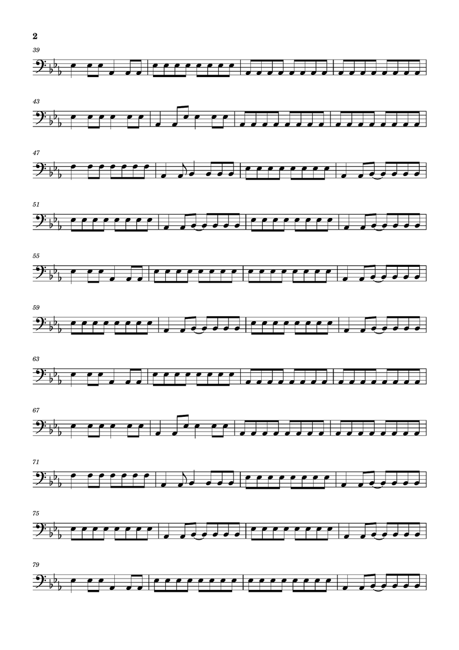Blitzkrieg Bop Blitzkrieg Bop Double Bass scores gallery preview page 2