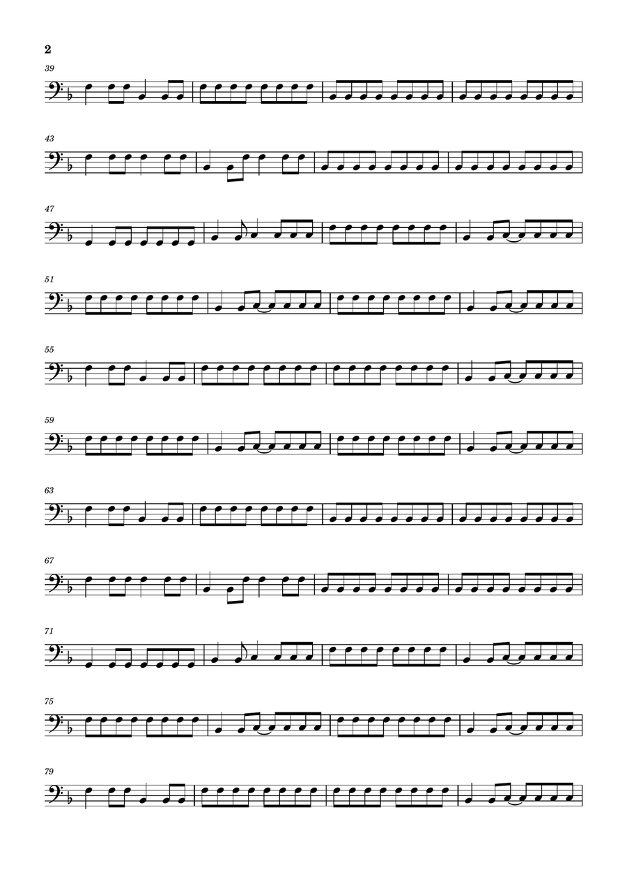 Blitzkrieg Bop Blitzkrieg Bop Double Bass scores gallery preview page 2
