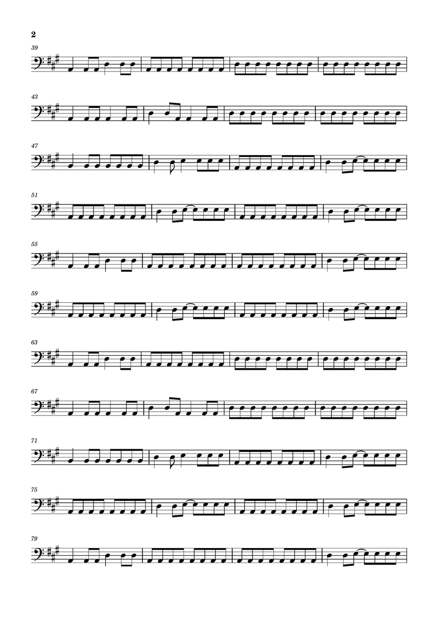 Blitzkrieg Bop Blitzkrieg Bop Double Bass scores gallery preview page 2