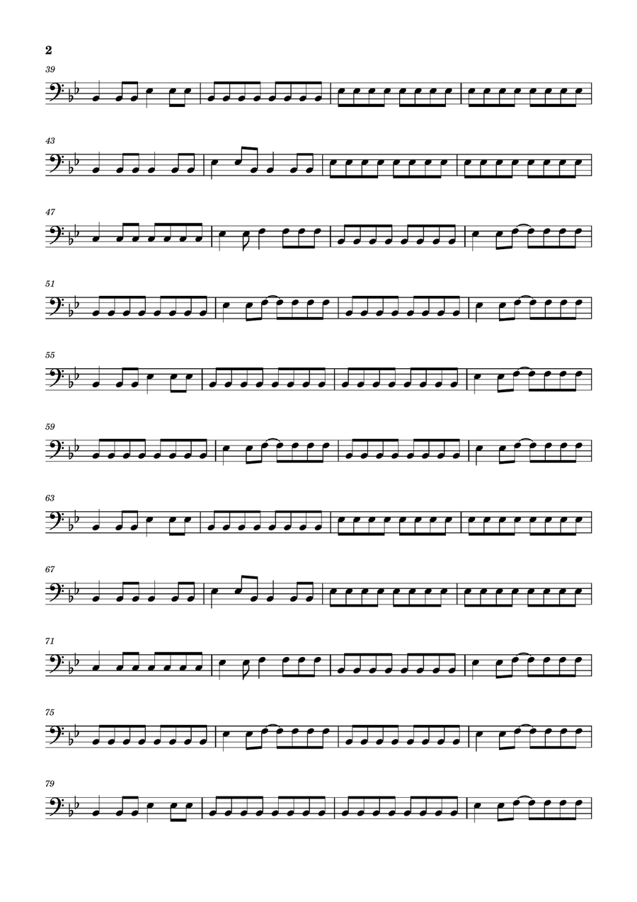 Blitzkrieg Bop Blitzkrieg Bop Double Bass scores gallery preview page 2