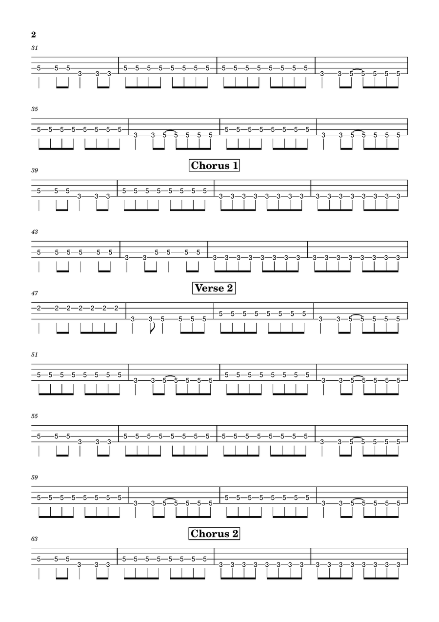 Blitzkrieg Bop Blitzkrieg Bop Acoustic Guitar scores gallery preview page 2