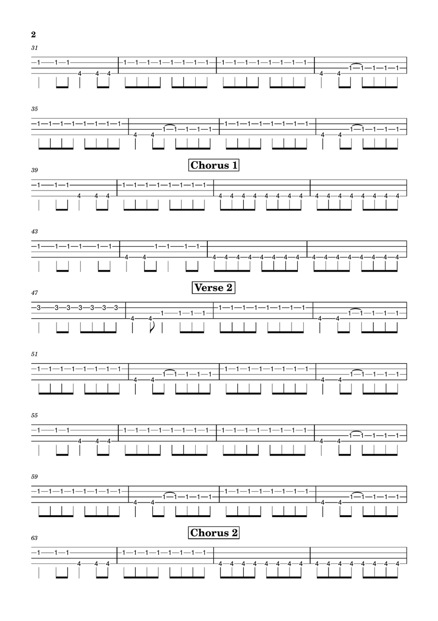 Blitzkrieg Bop Blitzkrieg Bop Acoustic Guitar scores gallery preview page 2