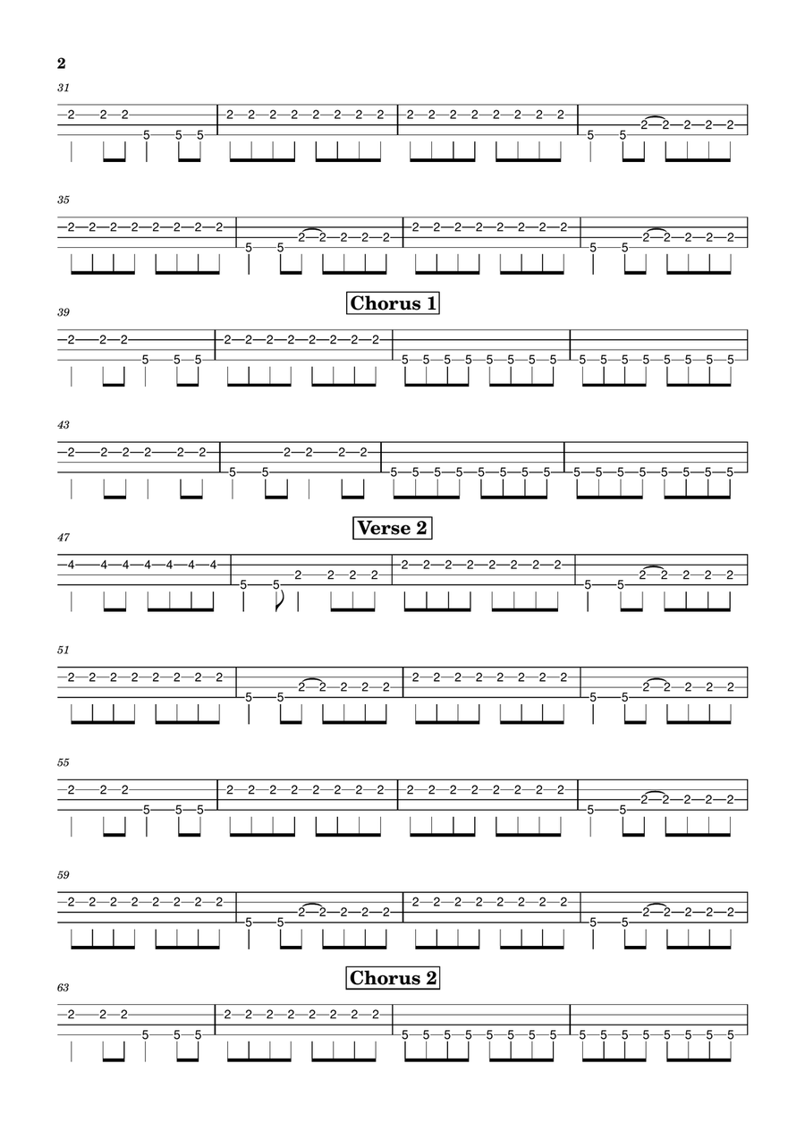 Blitzkrieg Bop Blitzkrieg Bop Acoustic Guitar scores gallery preview page 2