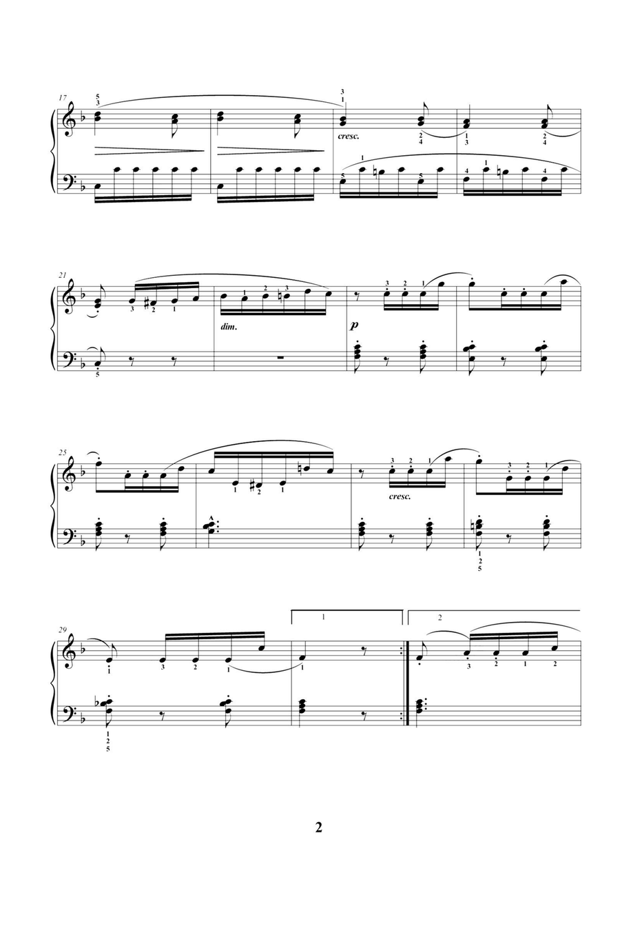 The Chatterbox - Friedrich Burgmüller Piano Solo scores gallery preview page 2