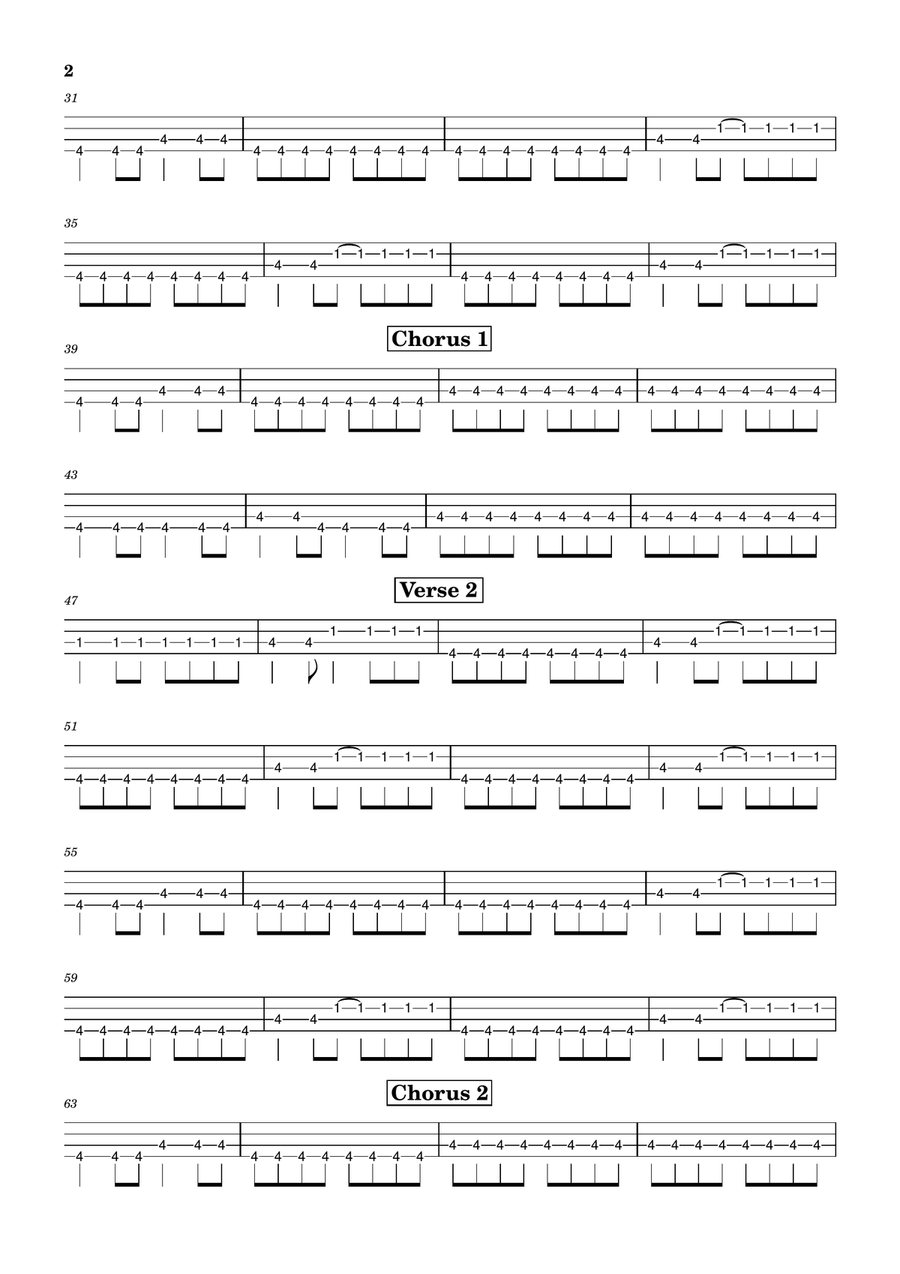 Blitzkrieg Bop Blitzkrieg Bop Acoustic Guitar scores gallery preview page 2