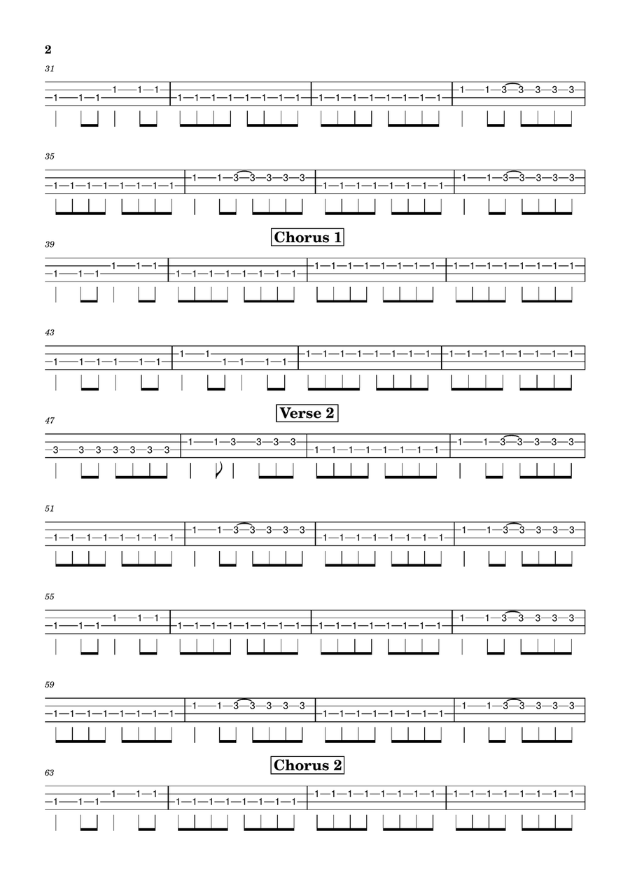 Blitzkrieg Bop Blitzkrieg Bop Acoustic Guitar scores gallery preview page 2