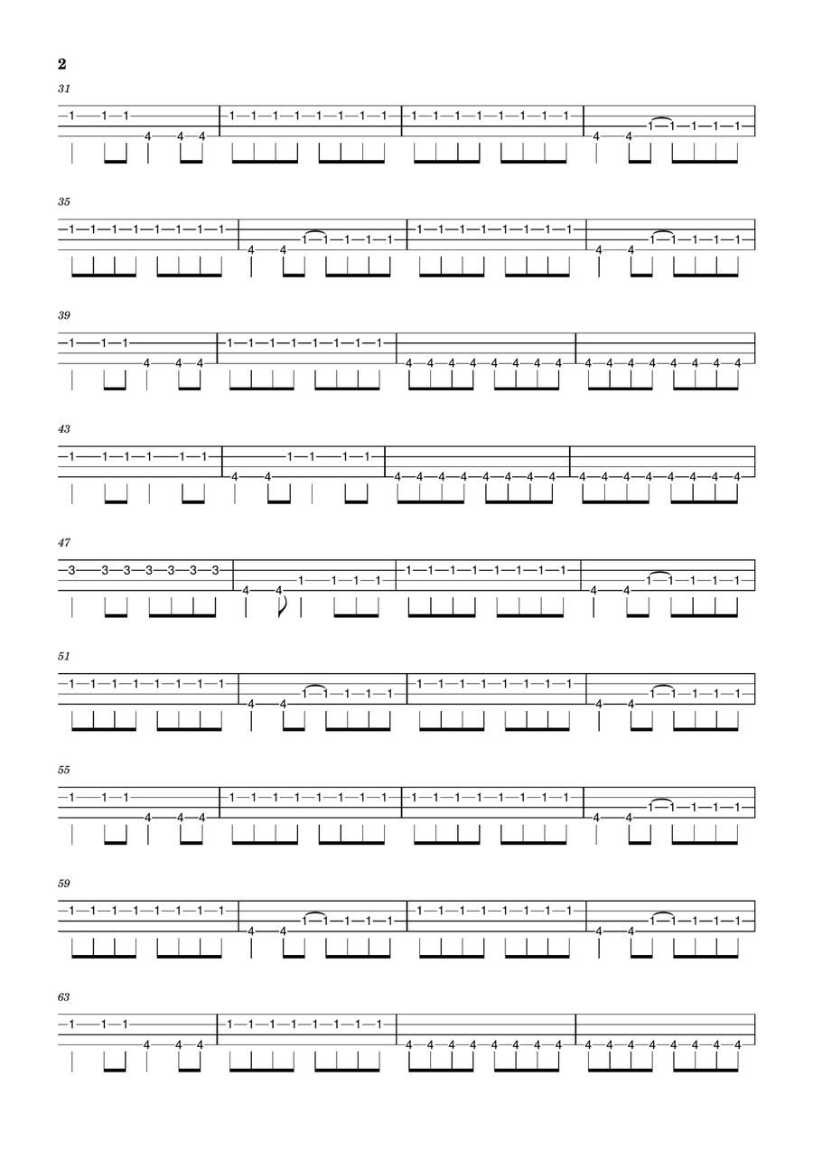 Blitzkrieg Bop Blitzkrieg Bop Acoustic Guitar scores gallery preview page 2