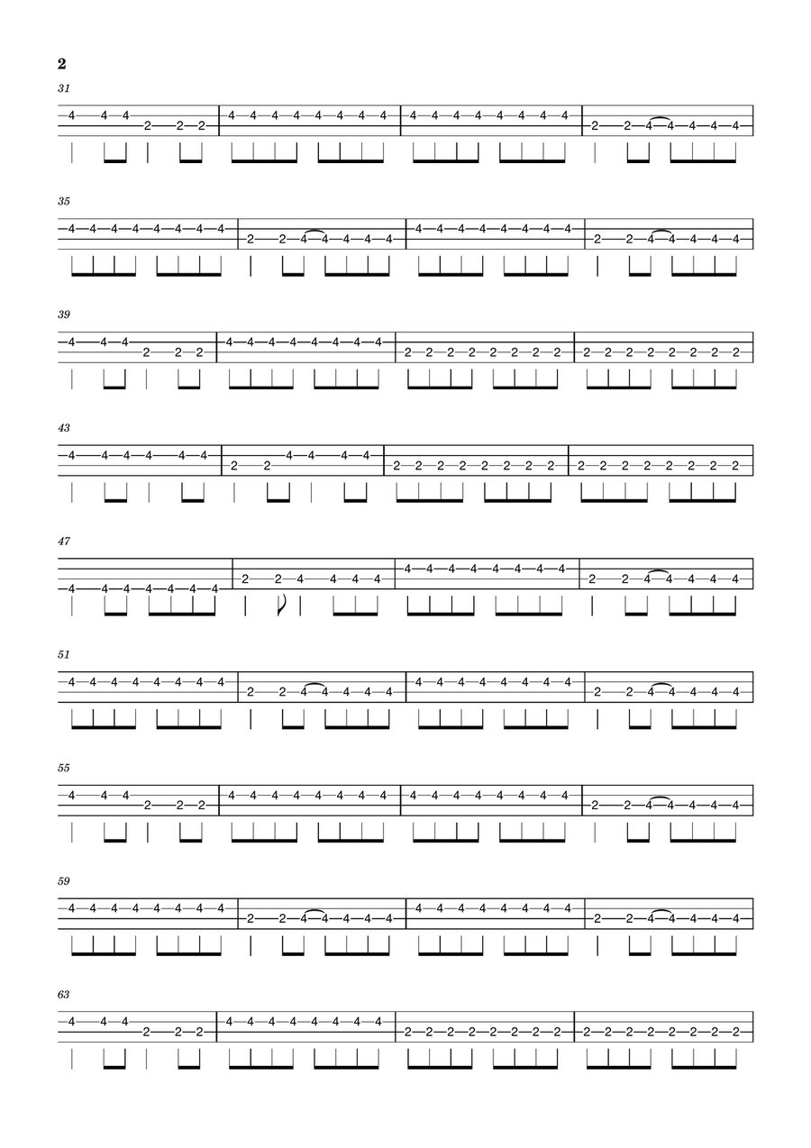 Blitzkrieg Bop Blitzkrieg Bop Acoustic Guitar scores gallery preview page 2