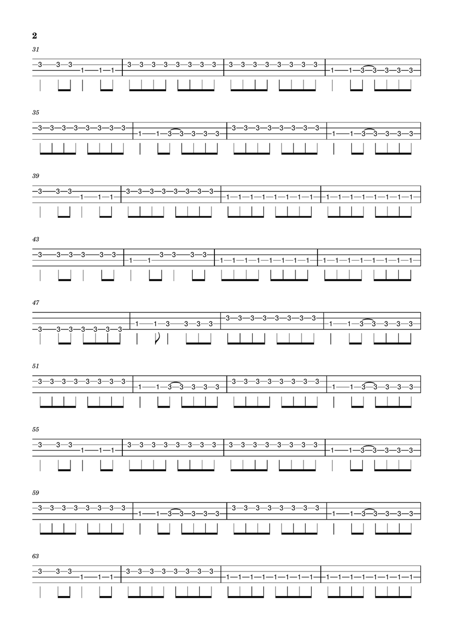Blitzkrieg Bop Blitzkrieg Bop Acoustic Guitar scores gallery preview page 2
