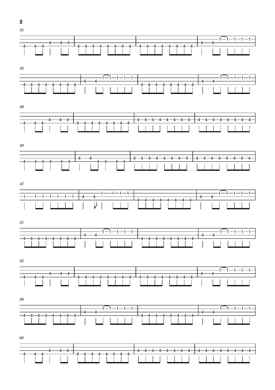 Blitzkrieg Bop Blitzkrieg Bop Acoustic Guitar scores gallery preview page 2