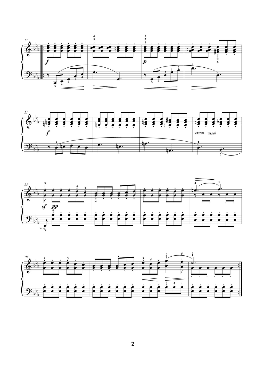 The Return - Friedrich Burgmüller Piano Solo scores gallery preview page 2