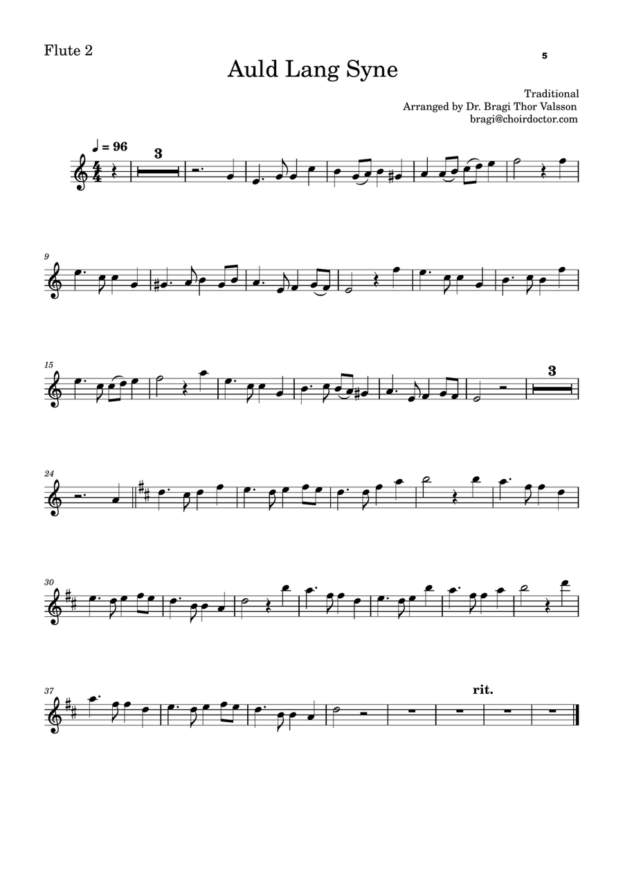 Five Christmas Songs for two Flutes - volume 3 Flute Duet scores gallery preview page 6