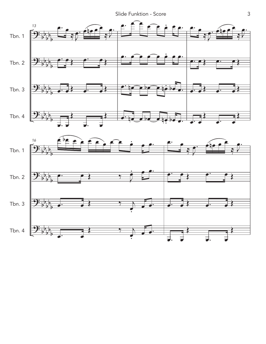 Slide Funktion Slide Funktion Brass Quartet scores gallery preview page 3
