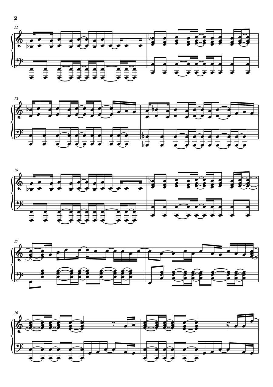 Freedom Freedom Piano Solo scores gallery preview page 2