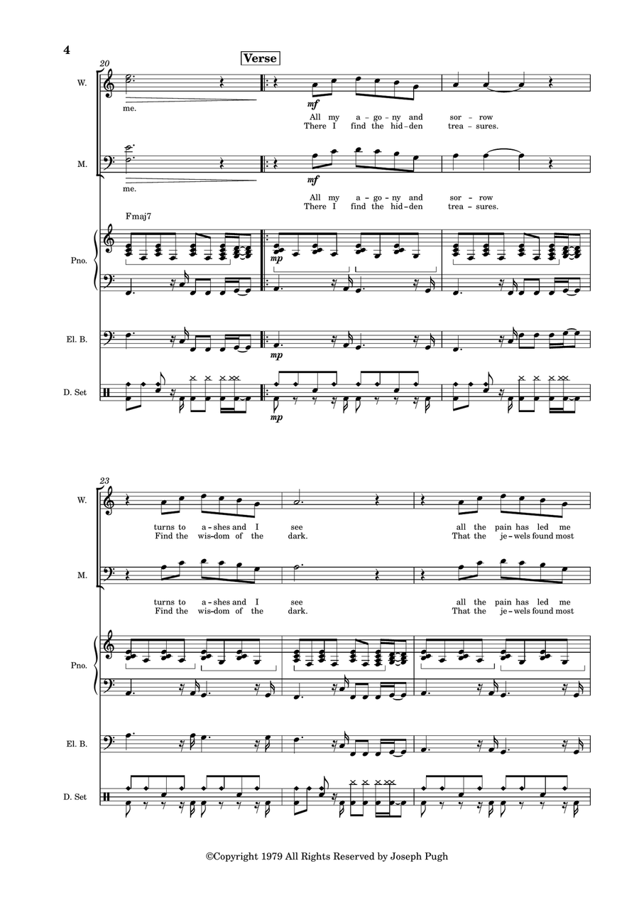 Treasures Of Darkness Treasures Of Darkness 4-Part scores gallery preview page 4