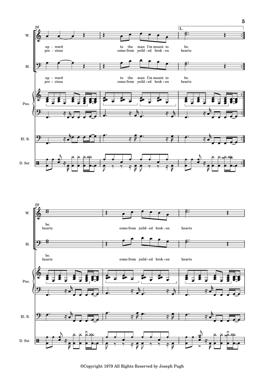 Treasures Of Darkness Treasures Of Darkness 4-Part scores gallery preview page 5