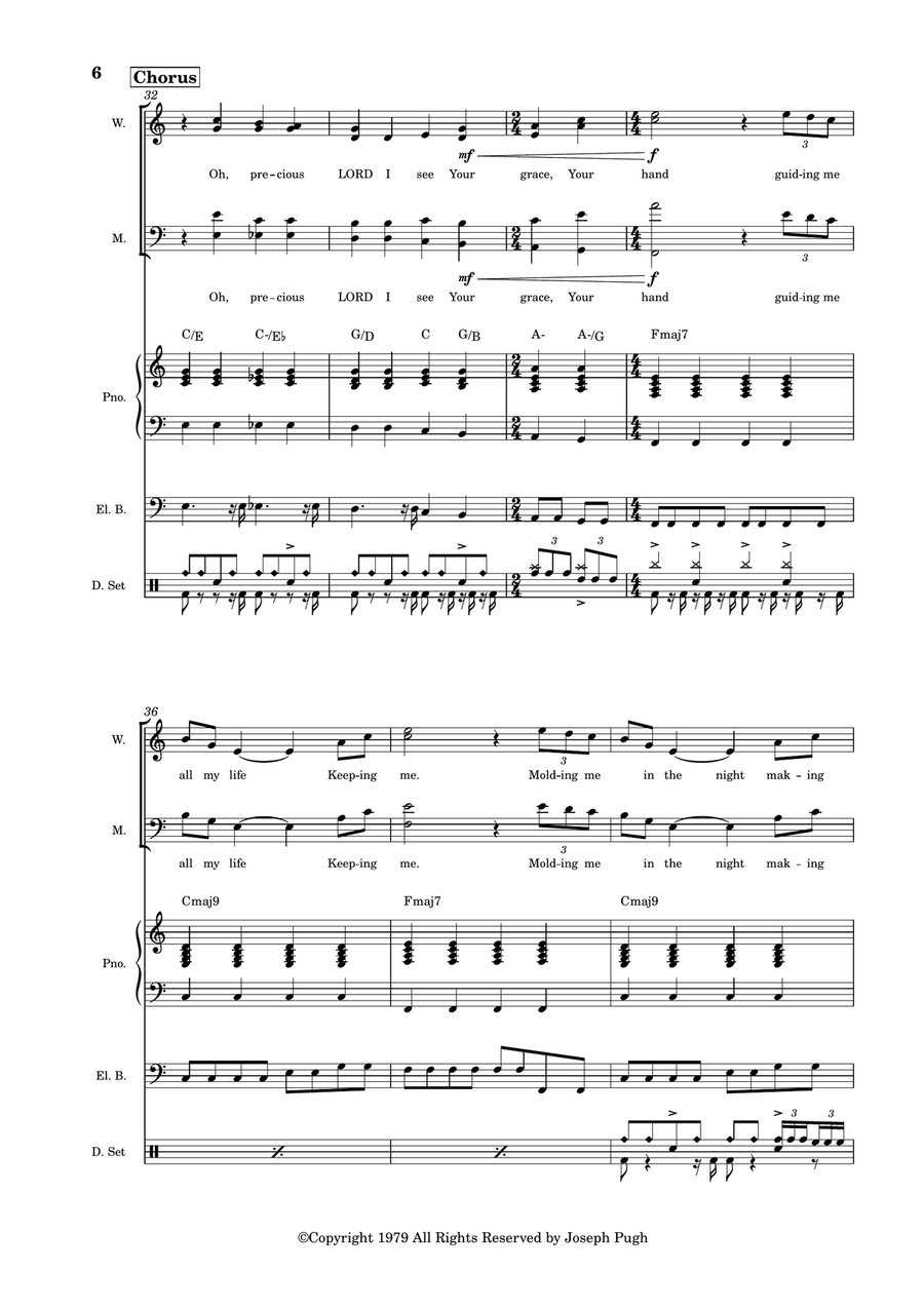 Treasures Of Darkness Treasures Of Darkness 4-Part scores gallery preview page 6