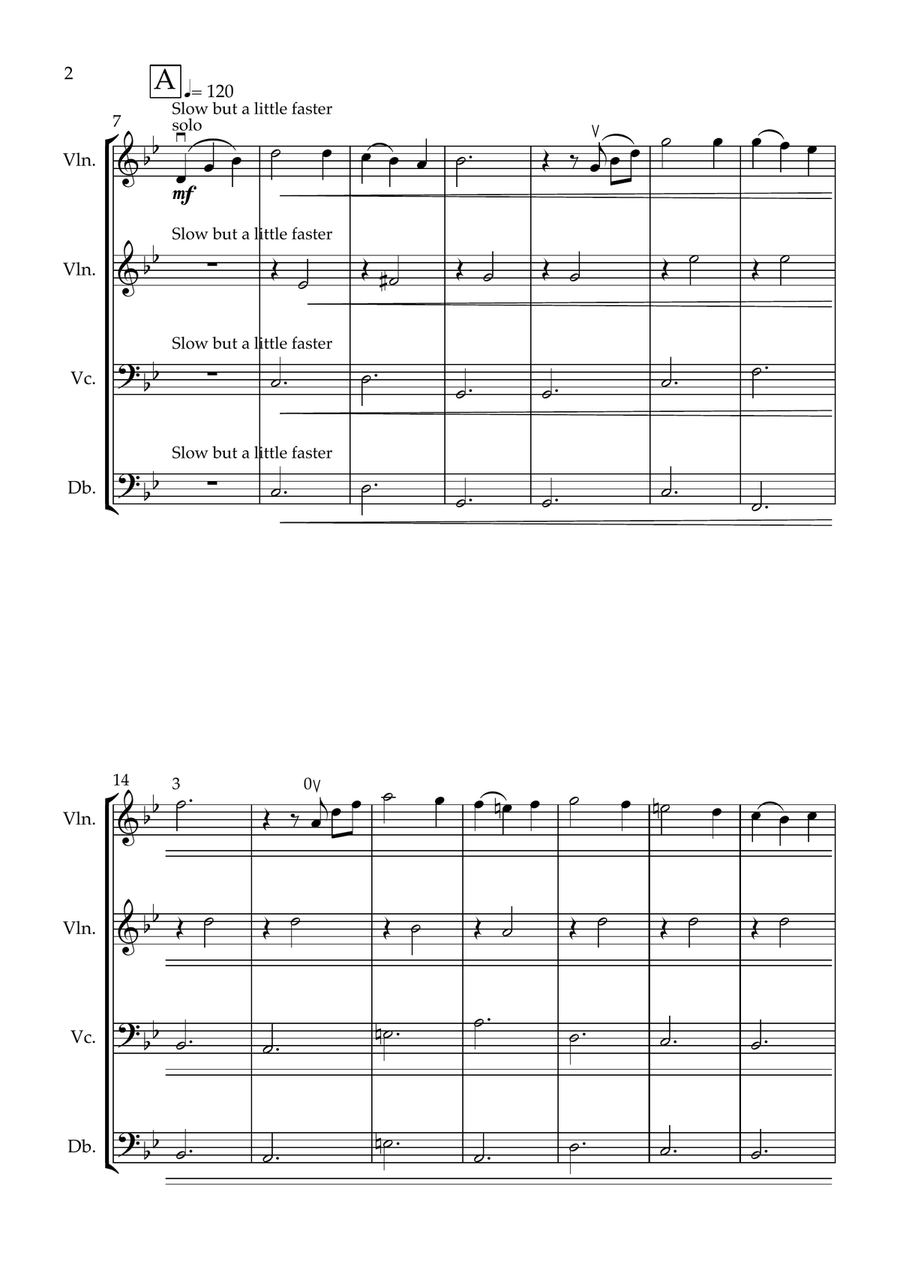 Merry-Go-Round Of Life Merry-Go-Round Of Life String Orchestra scores gallery preview page 2