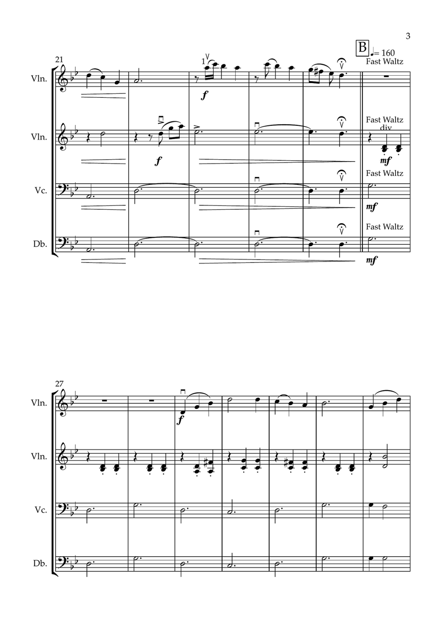 Merry-Go-Round Of Life Merry-Go-Round Of Life String Orchestra scores gallery preview page 3