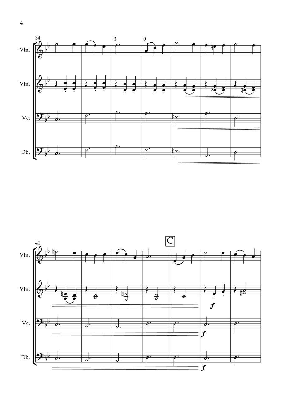 Merry-Go-Round Of Life Merry-Go-Round Of Life String Orchestra scores gallery preview page 4