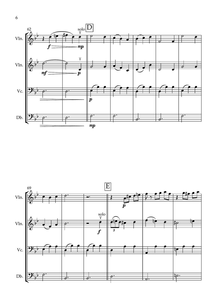Merry-Go-Round Of Life Merry-Go-Round Of Life String Orchestra scores gallery preview page 6